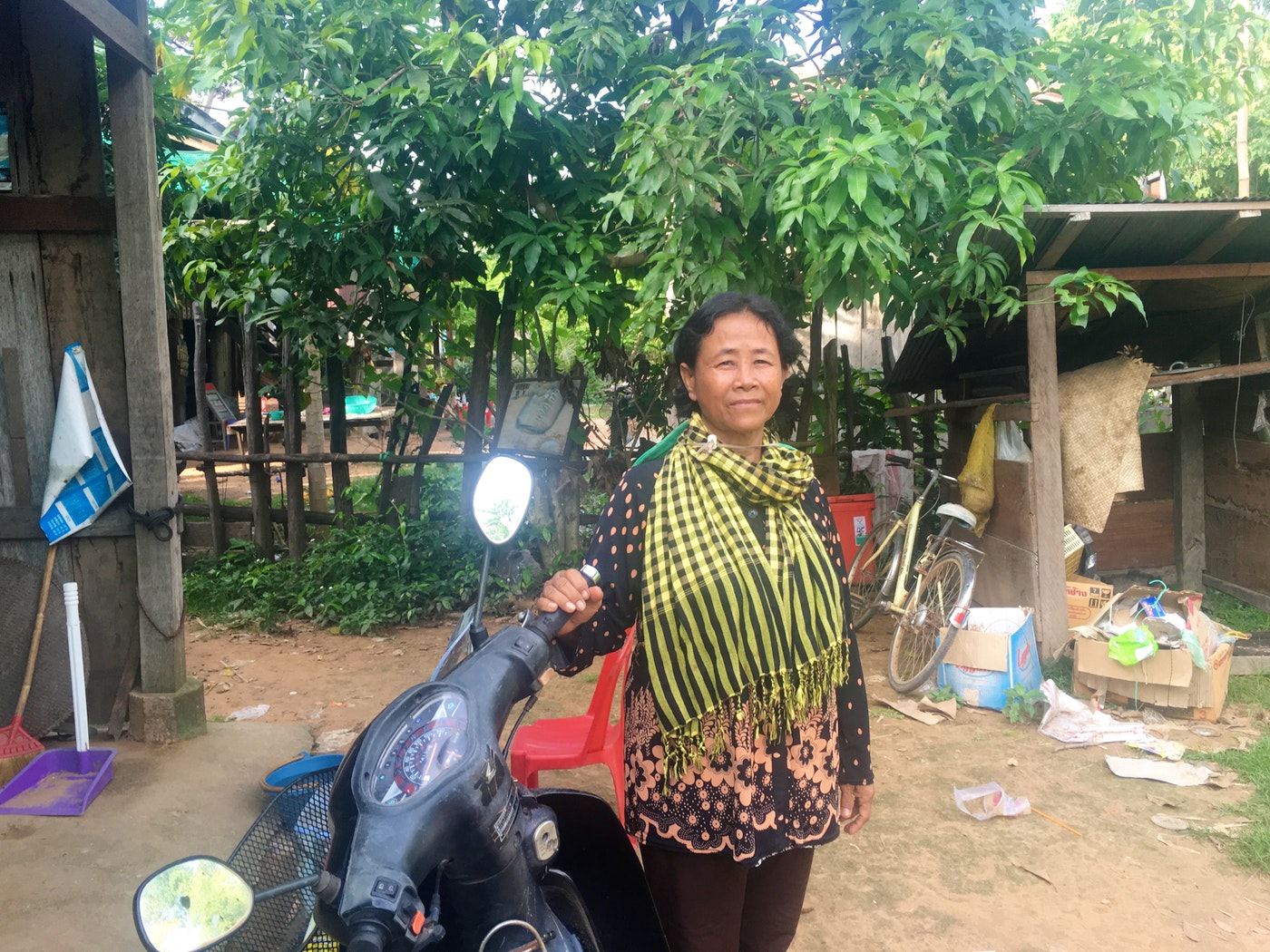 Eng Bisey is a member of the Prey Lang Community Network, a grass-roots movement that fights illegal forest loggers. (Cristina Maza)