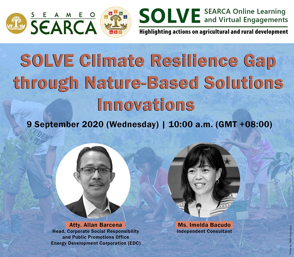 16th searca solve webinar features nature based solutions innovations climate resilience 01