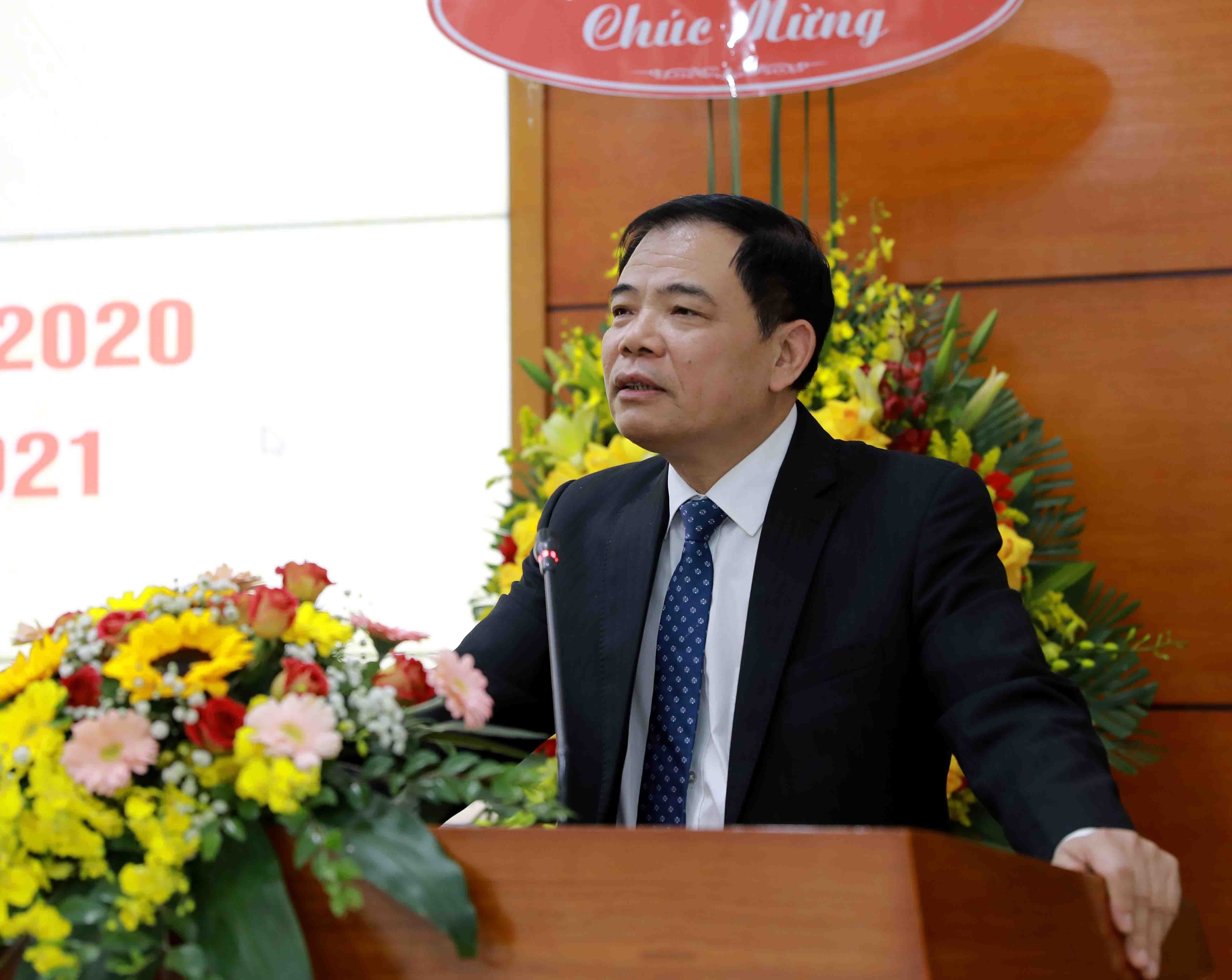 Minister of Agriculture and Rural Development Nguyen Xuan Cuong speaks at the conference (Photo: VNA)