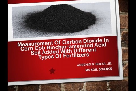ADSS: Measurement of Carbon Dioxide in Corn Cob Biochar-amended Acid Soil Added with Different Types of Fertilizers