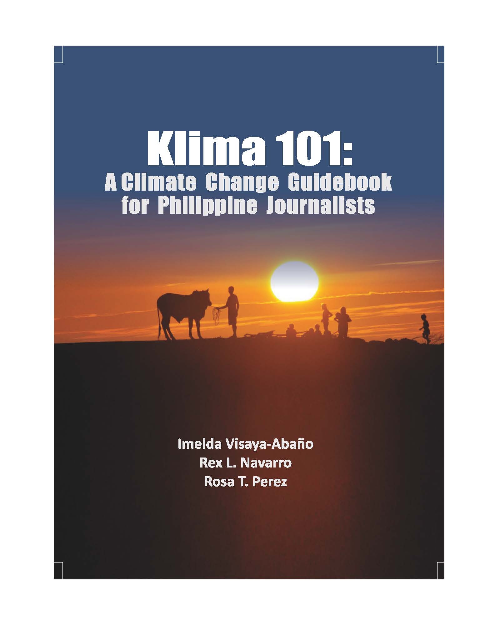 Klima 101: A Climate Change Guidebook for Philippine Journalists